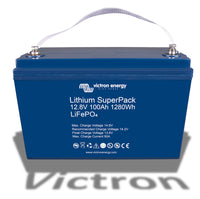 Victron Lithium SuperPack 12,8V 100 Ah Batterie - High Current