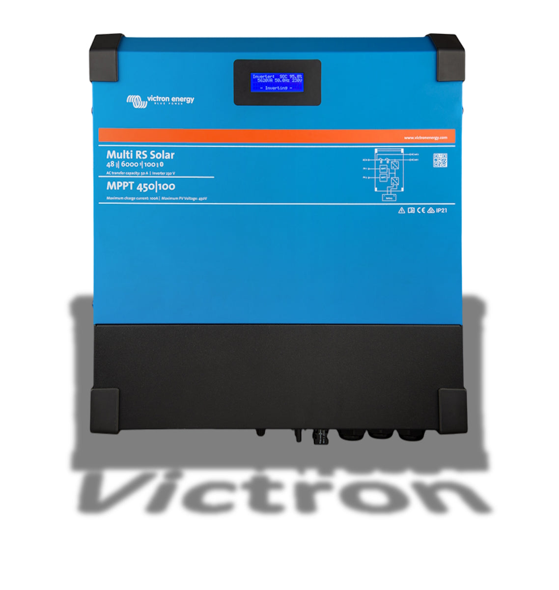 Victron Multi RS Solar 48/6000/100-450/100 - Sinus-Wechselrichter - Dual-MPPT-Tracker - Batterielader