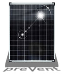 preVent Solarmodul 100W monokristallin 12V/24V - Multi-Busbar-Technik